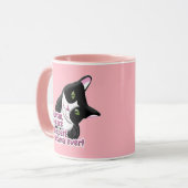 母の日の猫 マグカップ (正面左)