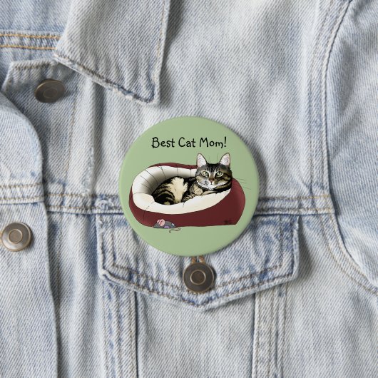 母の日の猫 缶バッジ (インサイチュ)