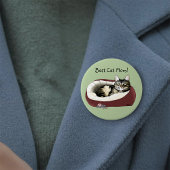 母の日の猫 缶バッジ