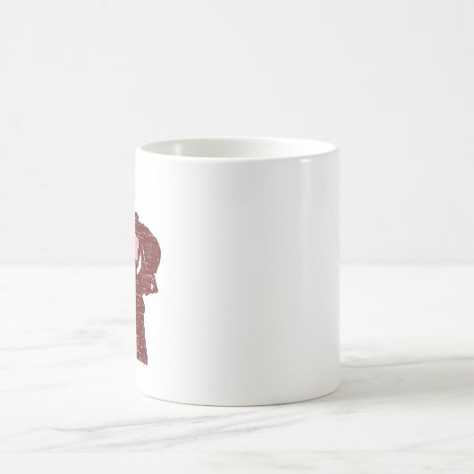 母の日の生活がマニュアル来できない モーフィングマグカップ (中央)