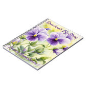 母の日の生活の物語、ウッドランドヴィオレット、ヴィオレット ノートブック (左側)