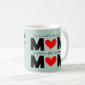 母の日の画像を印刷したマグカップ コーヒーマグカップ (正面右)