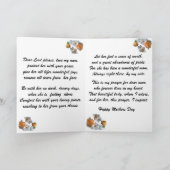 母の日の祈りの言葉 カード (内部)