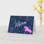 母の日の神秘的なカード カード (黄色い花)