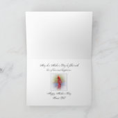 母の日の秘密パル – 深紅色 カード (内部)