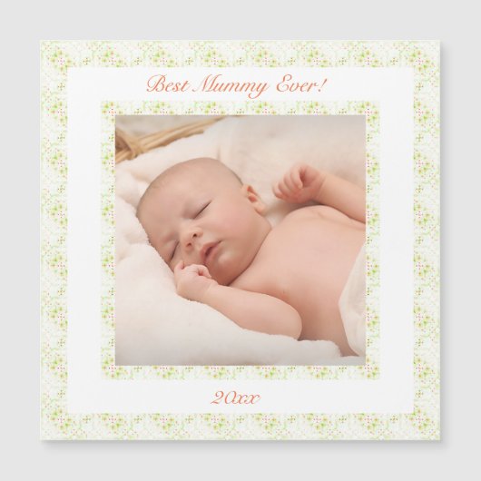 母の日の緑のミイラ最高のムの母が今まで写真のギフト (正面)