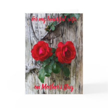 母の日の美しい妻のために