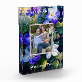 母の日の美しい水彩花 フォトブロック (左)