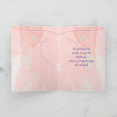 母の日の義母ブルーバードガーデンバード カード (内部)