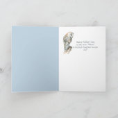 母の日の義理の娘ユーモアのバーンドルフクロウ鳥 カード (内部)