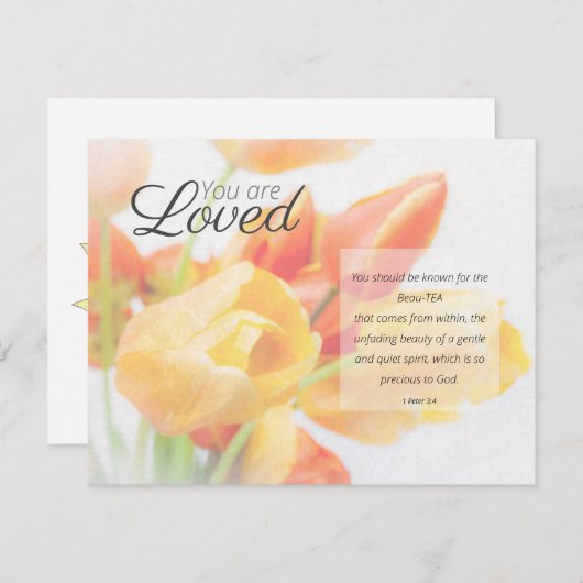 母の日の聖書の名言 シーズンカード (正面/裏面)