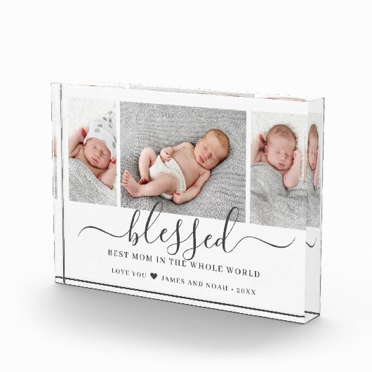 母の日の脚本賛美の母最高のは今まで フォトブロック (右)