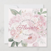 母の日の芍薬の花を選びます カード (正面)