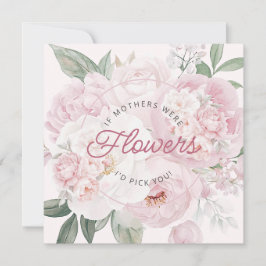 母の日の芍薬の花を選びます カード