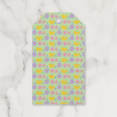 母の日の花と蝶 ギフトタグ (裏面)