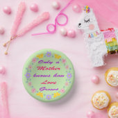 母の日の花と蝶 ペーパーボウル (パーティー)