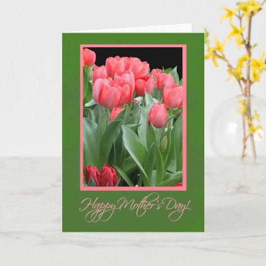 母の日の花のカード カード (黄色い花)