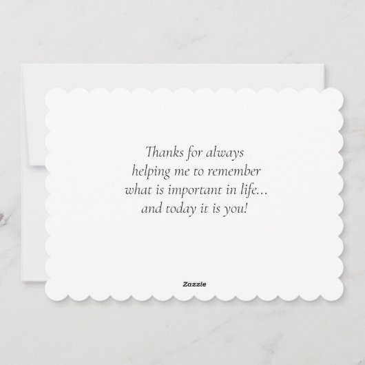 母の日の花のトラック一台分 シーズンカード (裏面)