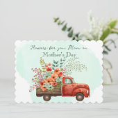 母の日の花のトラック一台分 シーズンカード (スタンド正面)