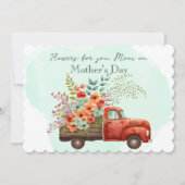 母の日の花のトラック一台分 シーズンカード (正面)