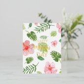 母の日の花のホイルカード 箔シーズンポストカード (立ち正面)