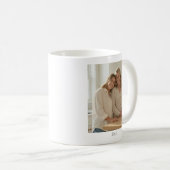 母の日の花嫁への感謝を込めた写真2枚の特別なマグカップ コーヒーマグカップ (正面右)