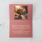 母の日の花束のカード サンキューカード (内部)