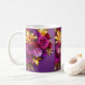 母の日の花束ギフト コーヒーマグカップ