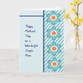 母の日の花独身の付きカード カード (黄色い花)