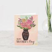 母の日の花瓶 シーズンカード (正面)