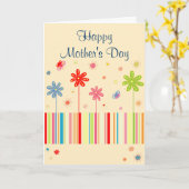 母の日の花 カード (黄色い花)