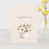 母の日の花 カード (黄色い花)