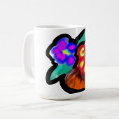 母の日の花 スイート コーヒーマグカップ (正面左)