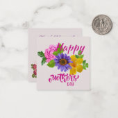 母の日の花 ノートカード (正面/裏面インサイチュ)