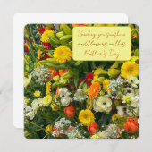 母の日の花 案内状 (正面/裏面)