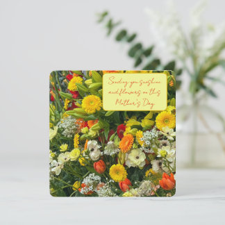 母の日の花 案内状