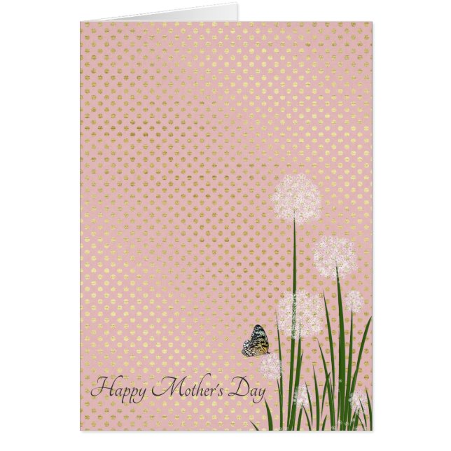 母の日の蝶パフの花 (正面)