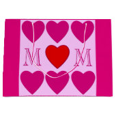 母の日の装飾 ラージペーパーバッグ (正面)