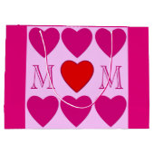 母の日の装飾 ラージペーパーバッグ (裏面)