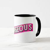 母の日の言葉「ゴージャス」 マグカップ (正面右)