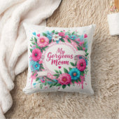 母の日の言葉「私のゴージャスな母」 クッション (ブランケット)