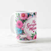 母の日の言葉「私のゴージャスな母」 コーヒーマグカップ (正面左)