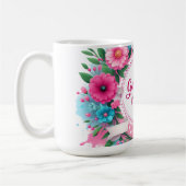 母の日の言葉「私のゴージャスな母」 コーヒーマグカップ (左)