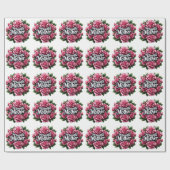 母の日の言葉「私の美しい母」 ラッピングペーパー (フラット)