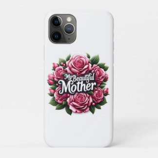 母の日の言葉「私の美しい母」 iPhone 11 PROケース