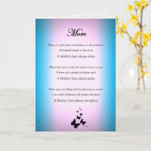 母の日の詩のグリーティングカード カード (黄色い花)