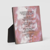 母の日の詩のプラーク フォトプラーク (正面)