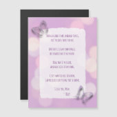 母の日の詩パープルバタフライ (正面/裏面)