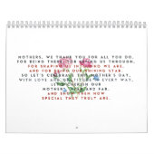 母の日の詩 カレンダー (カバー)