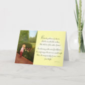 母の日の詩 カード (正面)